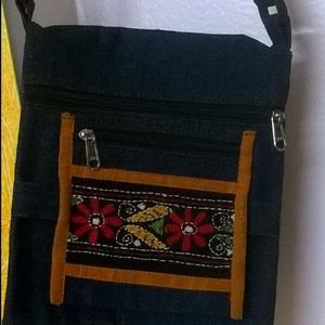 Denim Sling Bag