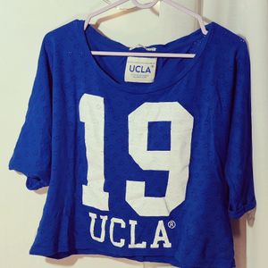 UCLA Crop Top In Small Size, Ultramarine Color