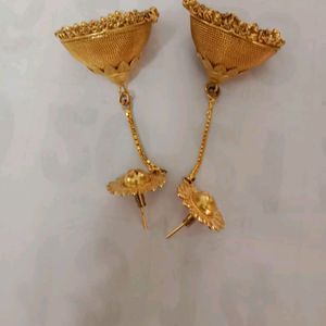 Gold Plated Elegant Earrings