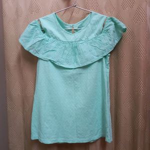 Cold Shoulder Top For Girls