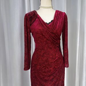 Korean Velvet Dress