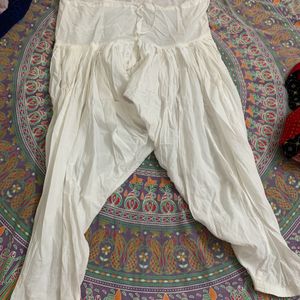 Patiala /salwar White Pant