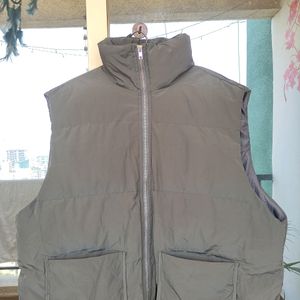 Puffer Jacket Sleeveless In Grey