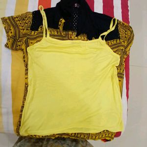 Warli Print Top With Inner