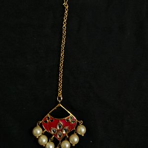 MEENAKARI NECKLACE AND MAANGTIKKA Combo