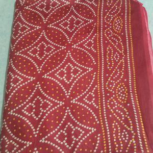 Fancy Batik Bandhni Saree