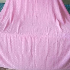 3piece Pink Chikankari Suit(Unstitched)