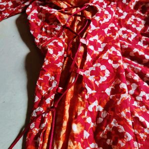 Orange Red (Bandni) Kurta