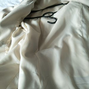 Beige Overcoat