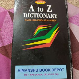 English To Hindi Dictionary