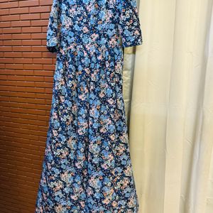 Summer Printer Maxi Western Dress