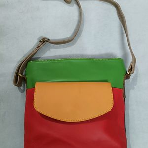 Leather Womens Sling Bag