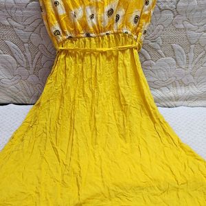 Yellow Colur Dress