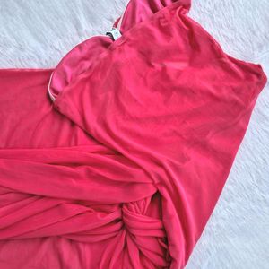 Newme Cut-out Draped Dress