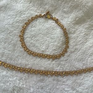 Beautiful Golden Anklets