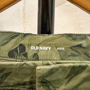 Old Navy Floral Military Trousers