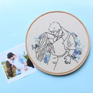 Free Gift Wrapping Embroidery Portrait