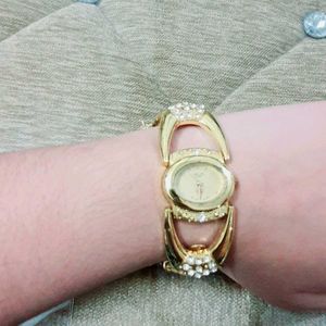 Golden Beautiful Watch