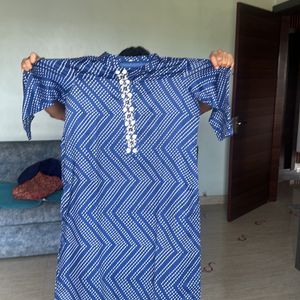 Beautiful Blue Kurta