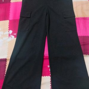 Black Cargo Pant For Women