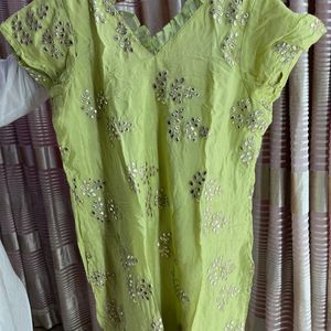 Green Sharara Kurta Set