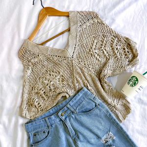 Pinterest Crochet Oversized Pullover Top