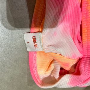 Tie Dye Wrap Top (urbanic)