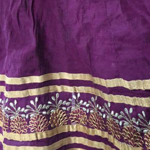 Purple Kurti Set