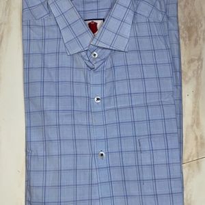 Men Checked Cotton Formal Shirt