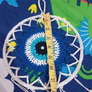 Crochet Evil Eye Dreamcatcher