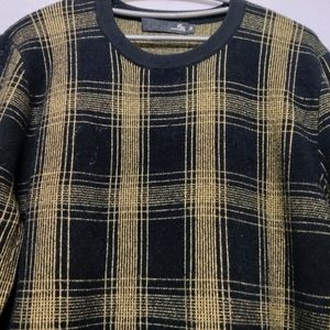 Checked Mens Pullover