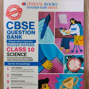 Oswaal CBSE Question Bank Class 10 Science