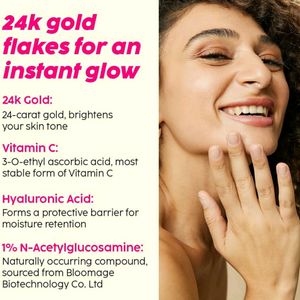 Guava 24k Gold Face Serum | Instant Glow | 2-in-1