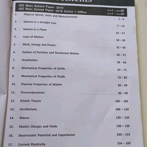 JEE MAIN PHYSICS (Online and offline)PYQS