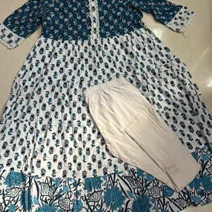 Anarkali Kurta With Leggings