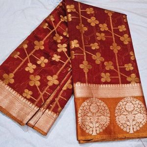 Banarsi Cotton Silk Saree