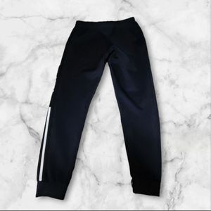 HRX Black Solid Active Joggers