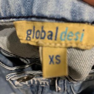 Global Desi Denim Shorts Size XS