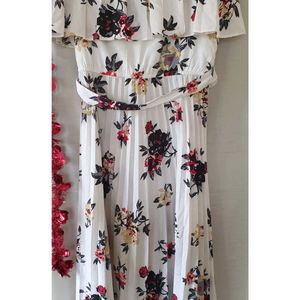 Floral Off Shoulder Dress