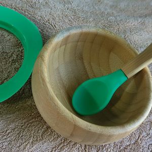 Avanchy Bamboo Bowl With Spoon