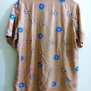 Branded Cotton Oversized Shirt