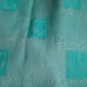 Rama Green Tissue Saree