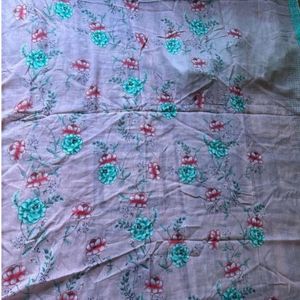 Kurta Paint Dupatta Set Cotton