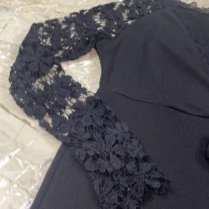 Black Wrap Like Outfit