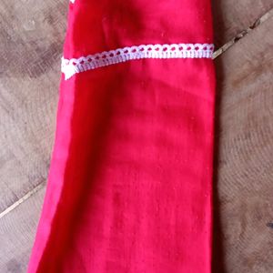 Red Kurti Chikankari Embroidery