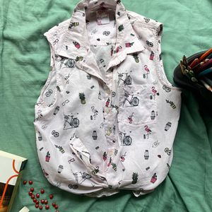 Girls Max Tie Up Shirt