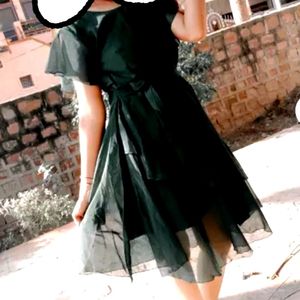 Black Georgette Dress