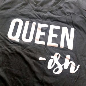 New Queen Print Tshirt For Women