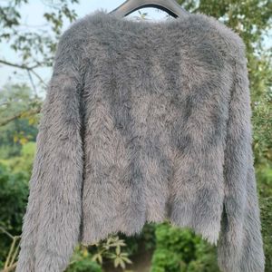 Woolen Soft Fur Sweater