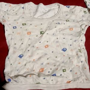 Baby Girl Combo Of 4 T-shirts 3-12 Months